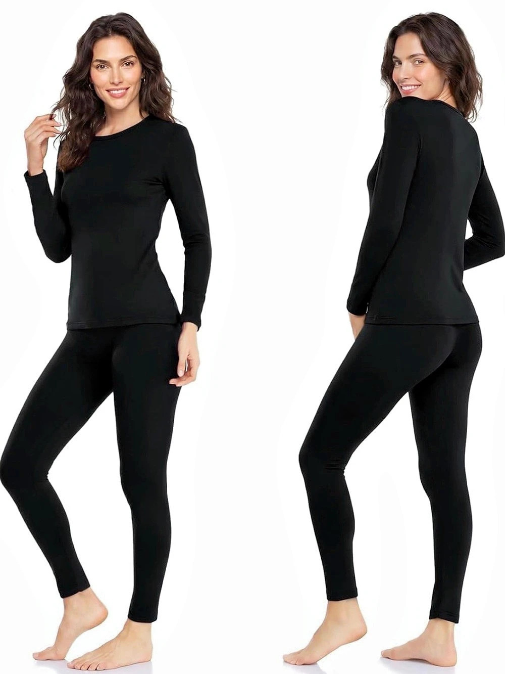 32° Ultra Warm Base Layer Thermal Long Sleeve T-Shirt and Leggings Set